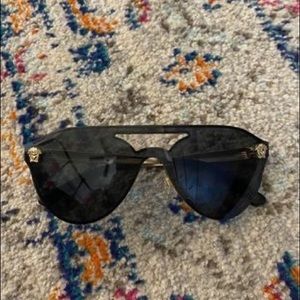 Versace Women’s sunglasses- black aviator style